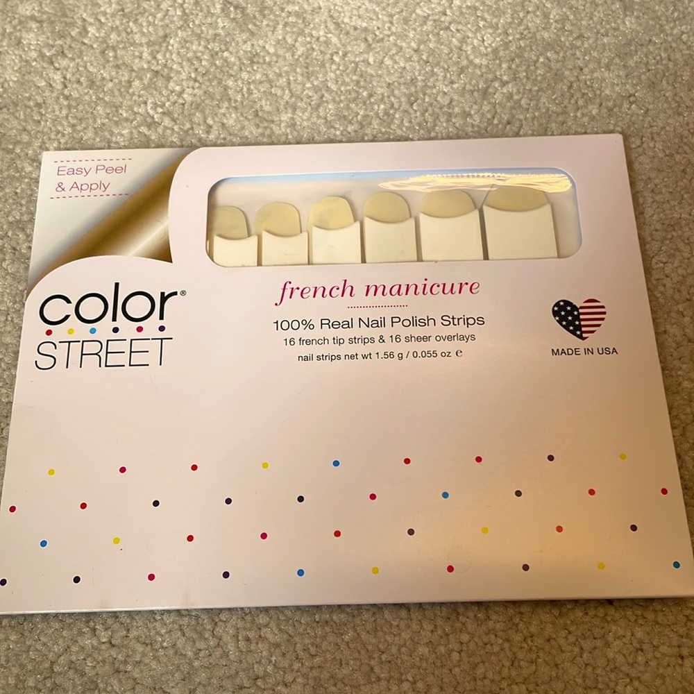 COLOR STREET FRENCH MANICURE NAIL POLISH STRIPS